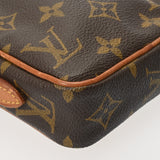 LOUIS VUITTON ルイヴィトン モノグラム ミニ ダヌーブ ブラウン M45268 レディース モノグラムキャンバス ショルダーバッグ Bランク 中古 銀蔵