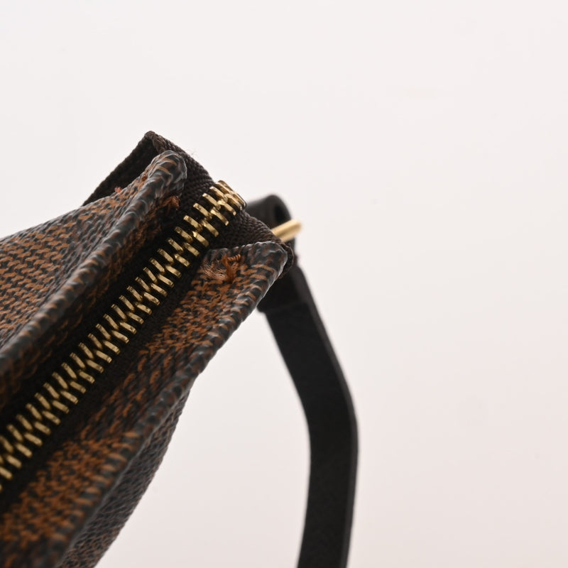 LOUIS VUITTON ルイヴィトン ダミエ トゥルースメイクアップ ブラウン N51982 レディース ダミエキャンバス アクセサリーポーチ ABランク 中古 銀蔵