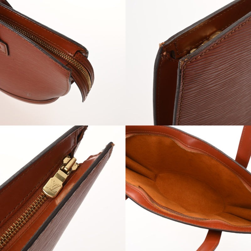 LOUIS VUITTON ルイヴィトン エピ サンジャック ケニアブラウン M52273 レディース レザー ショルダーバッグ ABランク 中古 銀蔵