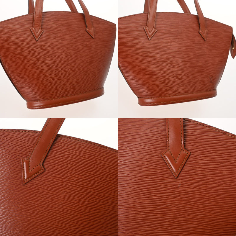 LOUIS VUITTON ルイヴィトン エピ サンジャック ケニアブラウン M52273 レディース レザー ショルダーバッグ ABランク 中古 銀蔵