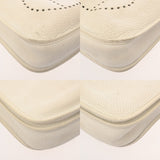 HERMES エルメス エヴリン2 ホワイト □J刻印(2006年頃) ユニセックス トリヨンクレマンス ショルダーバッグ Bランク 中古 銀蔵