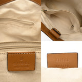 GUCCI グッチ グッチシマ スーキー ベージュ/ブラウン 211944 レディース キャンバス レザー ハンドバッグ Bランク 中古 銀蔵