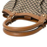 GUCCI グッチ グッチシマ スーキー ベージュ/ブラウン 211944 レディース キャンバス レザー ハンドバッグ Bランク 中古 銀蔵