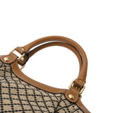 GUCCI グッチ グッチシマ スーキー ベージュ/ブラウン 211944 レディース キャンバス レザー ハンドバッグ Bランク 中古 銀蔵