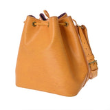 LOUIS VUITTON ルイヴィトン エピ プチノエ タッシリイエロー M44109 レディース レザー ショルダーバッグ Bランク 中古 銀蔵