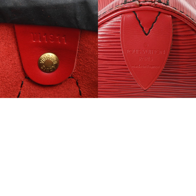 LOUIS VUITTON ルイヴィトン エピ スピーディ 25 カスティリアンレッド M43017 レディース レザー ハンドバッグ Bランク 中古 銀蔵