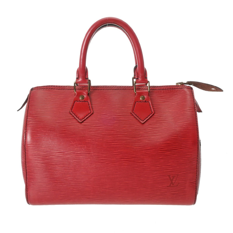LOUIS VUITTON ルイヴィトン エピ スピーディ 25 カスティリアンレッド M43017 レディース レザー ハンドバッグ Bランク 中古 銀蔵