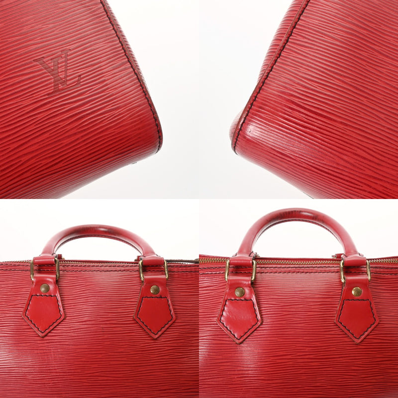 LOUIS VUITTON ルイヴィトン エピ スピーディ 25 カスティリアンレッド M43017 レディース レザー ハンドバッグ Bランク 中古 銀蔵