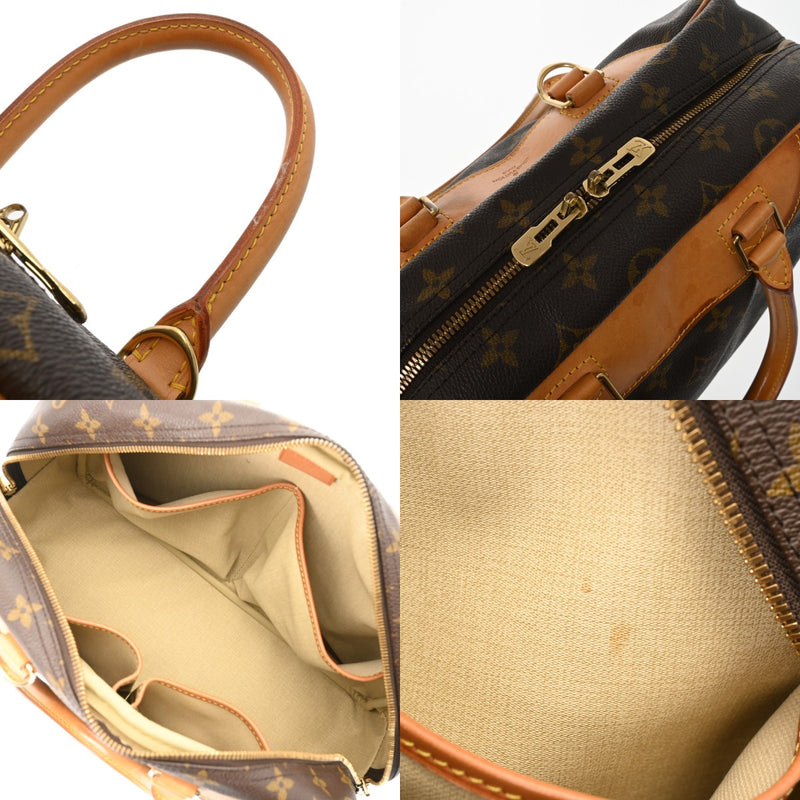 LOUIS VUITTON ルイヴィトン モノグラム ドーヴィル ブラウン