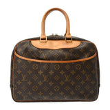 LOUIS VUITTON ルイヴィトン モノグラム ドーヴィル ブラウン M47270 レディース モノグラムキャンバス ハンドバッグ Bランク 中古 銀蔵