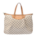 LOUIS VUITTON ルイヴィトン ダミエアズール シラク―サ GM ホワイト N41111 レディース ダミエキャンバス ハンドバッグ Bランク 中古 銀蔵