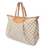 LOUIS VUITTON ルイヴィトン ダミエアズール シラク―サ GM ホワイト N41111 レディース ダミエキャンバス ハンドバッグ Bランク 中古 銀蔵