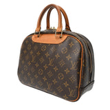 LOUIS VUITTON ルイヴィトン モノグラム トゥルーヴィル ブラウン M42228 レディース モノグラムキャンバス ハンドバッグ Bランク 中古 銀蔵