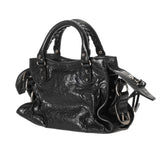 BALENCIAGA バレンシアガ ネオカゴール XS ブラック 700940 レディース レザー ハンドバッグ ABランク 中古 銀蔵