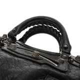 BALENCIAGA バレンシアガ ネオカゴール XS ブラック 700940 レディース レザー ハンドバッグ ABランク 中古 銀蔵