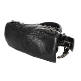 BALENCIAGA バレンシアガ ネオカゴール XS ブラック 700940 レディース レザー ハンドバッグ ABランク 中古 銀蔵