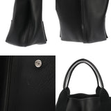 BALENCIAGA バレンシアガ ネイビーカバス S ブラック 339933 レディース キャンバス レザー ハンドバッグ ABランク 中古 銀蔵