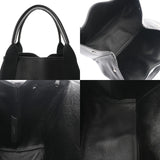BALENCIAGA バレンシアガ ネイビーカバス S ブラック 339933 レディース キャンバス レザー ハンドバッグ ABランク 中古 銀蔵