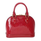 LOUIS VUITTON ルイヴィトン モノグラムヴェルニ アルマBB ローズアンディアン M91771 レディース モノグラムヴェルニ ハンドバッグ Bランク 中古 銀蔵