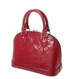 LOUIS VUITTON ルイヴィトン モノグラムヴェルニ アルマBB ローズアンディアン M91771 レディース モノグラムヴェルニ ハンドバッグ Bランク 中古 銀蔵