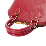 LOUIS VUITTON ルイヴィトン モノグラムヴェルニ アルマBB ローズアンディアン M91771 レディース モノグラムヴェルニ ハンドバッグ Bランク 中古 銀蔵