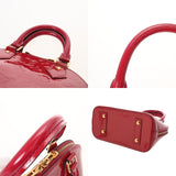 LOUIS VUITTON ルイヴィトン モノグラムヴェルニ アルマBB ローズアンディアン M91771 レディース モノグラムヴェルニ ハンドバッグ Bランク 中古 銀蔵