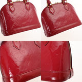 LOUIS VUITTON ルイヴィトン モノグラムヴェルニ アルマBB ローズアンディアン M91771 レディース モノグラムヴェルニ ハンドバッグ Bランク 中古 銀蔵
