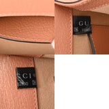 GUCCI グッチ ミニトップハンドルバッグ ピンク レディース キャンバス レザー ハンドバッグ Aランク 中古 銀蔵