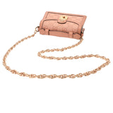 GUCCI グッチ ミニトップハンドルバッグ ピンク レディース キャンバス レザー ハンドバッグ Aランク 中古 銀蔵