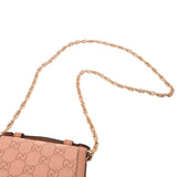 GUCCI グッチ ミニトップハンドルバッグ ピンク レディース キャンバス レザー ハンドバッグ Aランク 中古 銀蔵