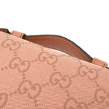 GUCCI グッチ ミニトップハンドルバッグ ピンク レディース キャンバス レザー ハンドバッグ Aランク 中古 銀蔵