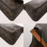 LOUIS VUITTON ルイヴィトン モノグラム ミニ ルーピング ブラウン M51147 レディース モノグラムキャンバス セミショルダーバッグ Bランク 中古 銀蔵