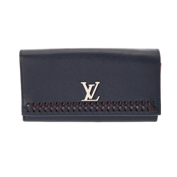 LOUIS VUITTON ルイヴィトン ポルトフォイユ ロックミー2 マリーヌルージュ M64335 レディース レザー 長財布 ABランク 中古 銀蔵