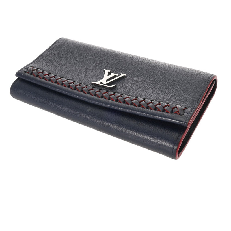 LOUIS VUITTON ルイヴィトン ポルトフォイユ ロックミー2 マリーヌルージュ M64335 レディース レザー 長財布 ABランク 中古 銀蔵