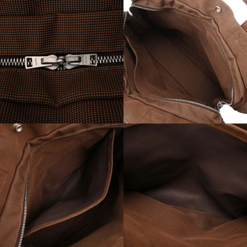 HERMES エルメス エールライン トート MM マロン ユニセックス キャンバス トートバッグ Aランク 中古 銀蔵