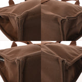 HERMES エルメス エールライン トート MM マロン ユニセックス キャンバス トートバッグ Aランク 中古 銀蔵