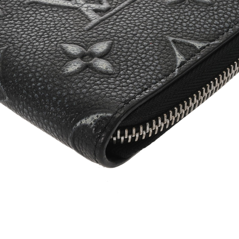 LOUIS VUITTON ルイヴィトン ジッピー ヴェルティカル ブラック M81775 メンズ カウハイドレザー 長財布 Bランク 中古 銀蔵
