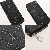LOUIS VUITTON ルイヴィトン ジッピー ヴェルティカル ブラック M81775 メンズ カウハイドレザー 長財布 Bランク 中古 銀蔵