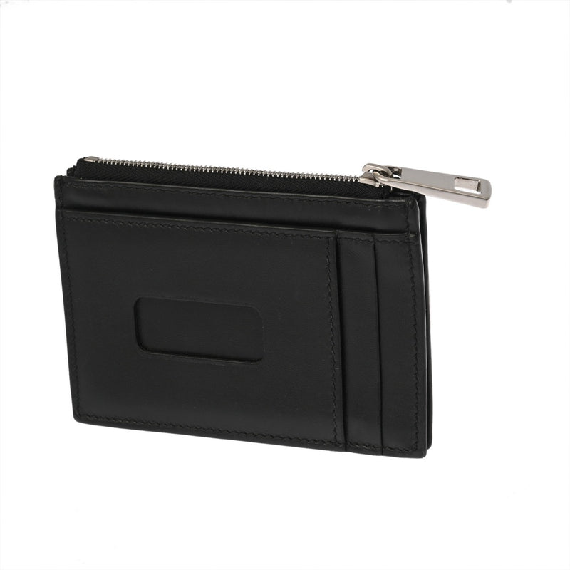 GUCCI グッチ グッチシマ コインケース付きカードケース 黒 597560 ユニセックス レザー パスケース ABランク 中古 銀蔵