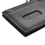 GUCCI グッチ グッチシマ コインケース付きカードケース 黒 597560 ユニセックス レザー パスケース ABランク 中古 銀蔵