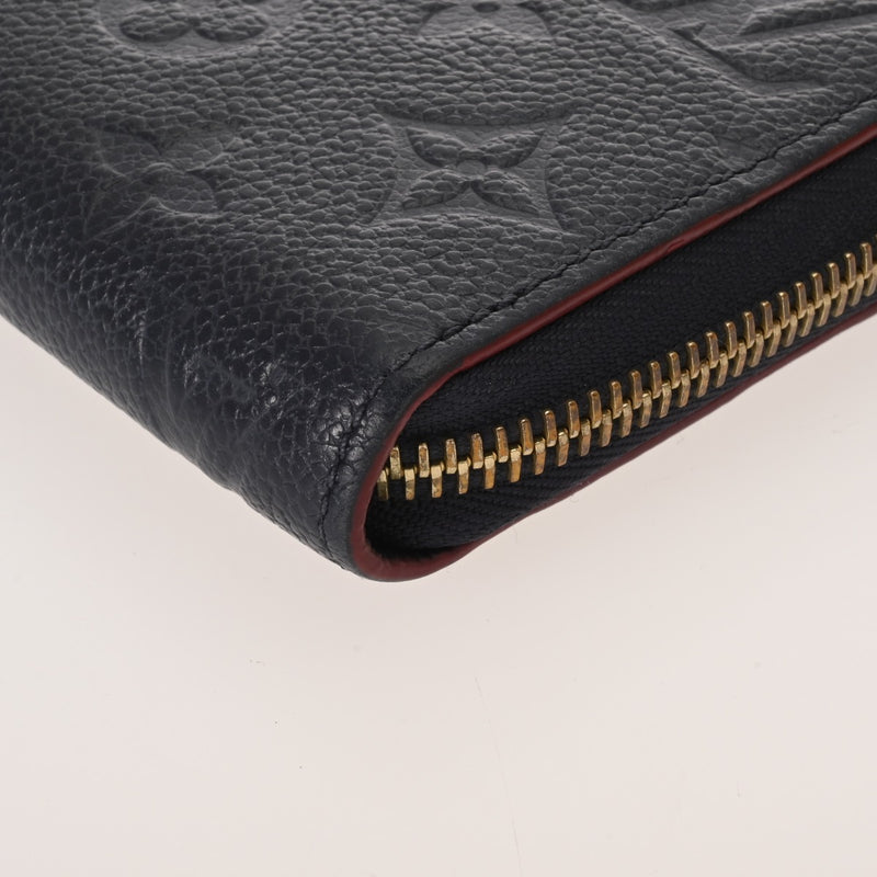 LOUIS VUITTON ルイヴィトン モノグラムアンプラント ジッピーウォレット マリーヌルージュ M62121 ユニセックス レザー 長財布 Bランク 中古 銀蔵