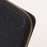 LOUIS VUITTON ルイヴィトン モノグラムアンプラント ジッピーウォレット マリーヌルージュ M62121 ユニセックス レザー 長財布 Bランク 中古 銀蔵