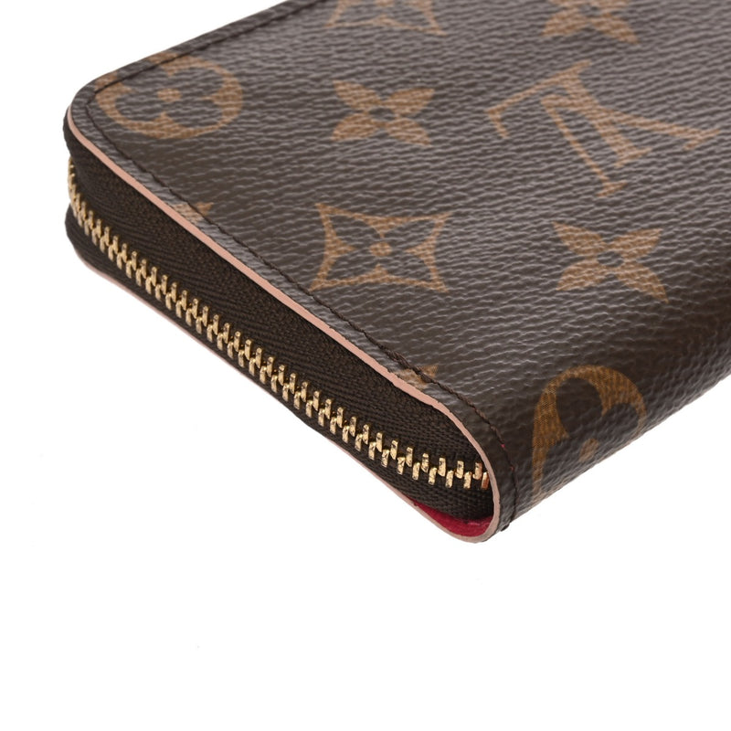 LOUIS VUITTON ルイヴィトン モノグラム ジッピーコインパース フラワー ブラウン M68312 レディース モノグラムキャンバス コインケース Aランク 中古 銀蔵