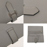 HERMES エルメス ベアン スフレ ブルーグラシエ X刻印(2016年頃) レディース ヴォーエプソン 長財布 ABランク 中古 銀蔵