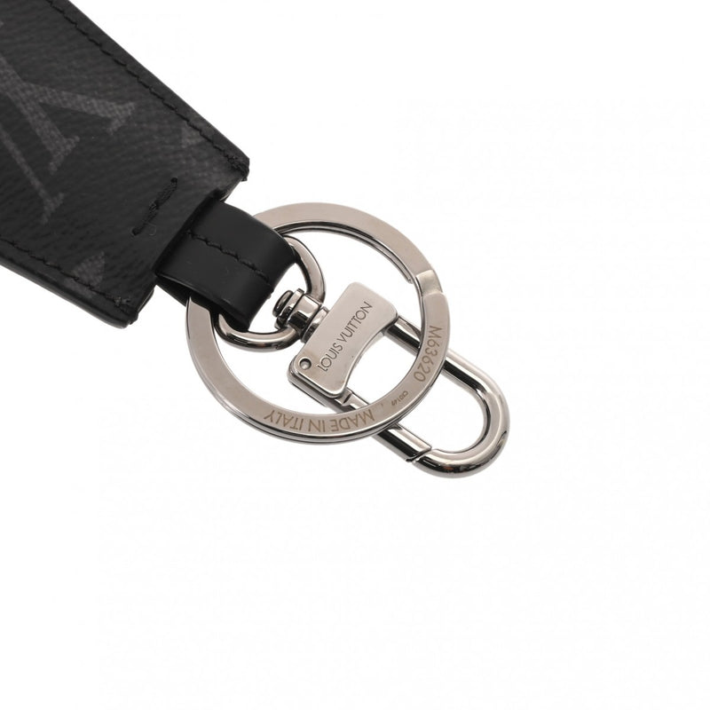 LOUIS VUITTON ルイヴィトン モノグラムエクリプス ポルトクレ クロッシュクレ ブラック M63620 メンズ モノグラムキャンバス キーホルダー Aランク 中古 銀蔵
