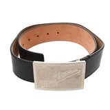 LOUIS VUITTON ルイヴィトン サンチュール ジーンズ 45mm サイズ85cm ノワール M6812V メンズ レザー ベルト Bランク 中古 銀蔵