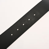 LOUIS VUITTON ルイヴィトン サンチュール ジーンズ 45mm サイズ85cm ノワール M6812V メンズ レザー ベルト Bランク 中古 銀蔵