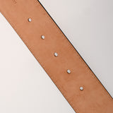 LOUIS VUITTON ルイヴィトン サンチュール ジーンズ 45mm サイズ85cm ノワール M6812V メンズ レザー ベルト Bランク 中古 銀蔵