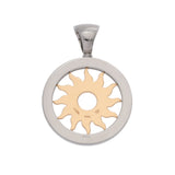 BVLGARI ブルガリ トンド サン ダイヤ レディース ステンレススチール K18イエローゴールド ペンダントトップ Aランク 中古 銀蔵