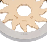 BVLGARI ブルガリ トンド サン ダイヤ レディース ステンレススチール K18イエローゴールド ペンダントトップ Aランク 中古 銀蔵